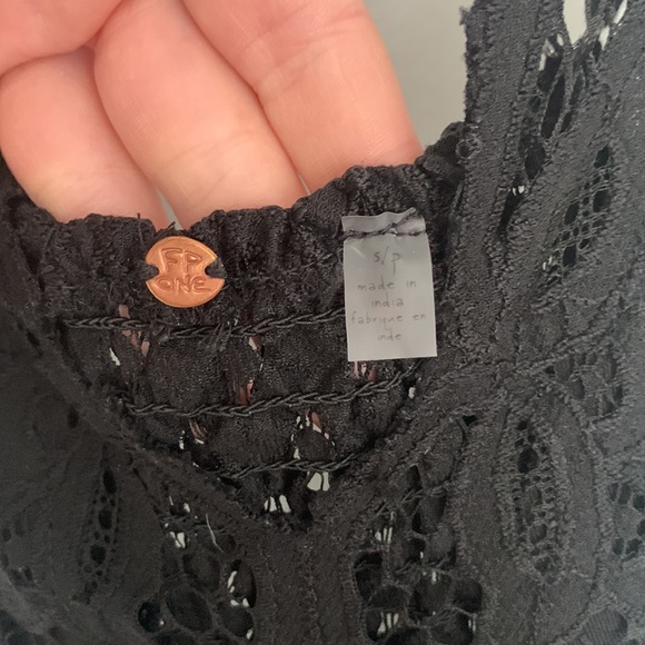 Free People Adella Slip Dress in Black - Picture 3 of 5